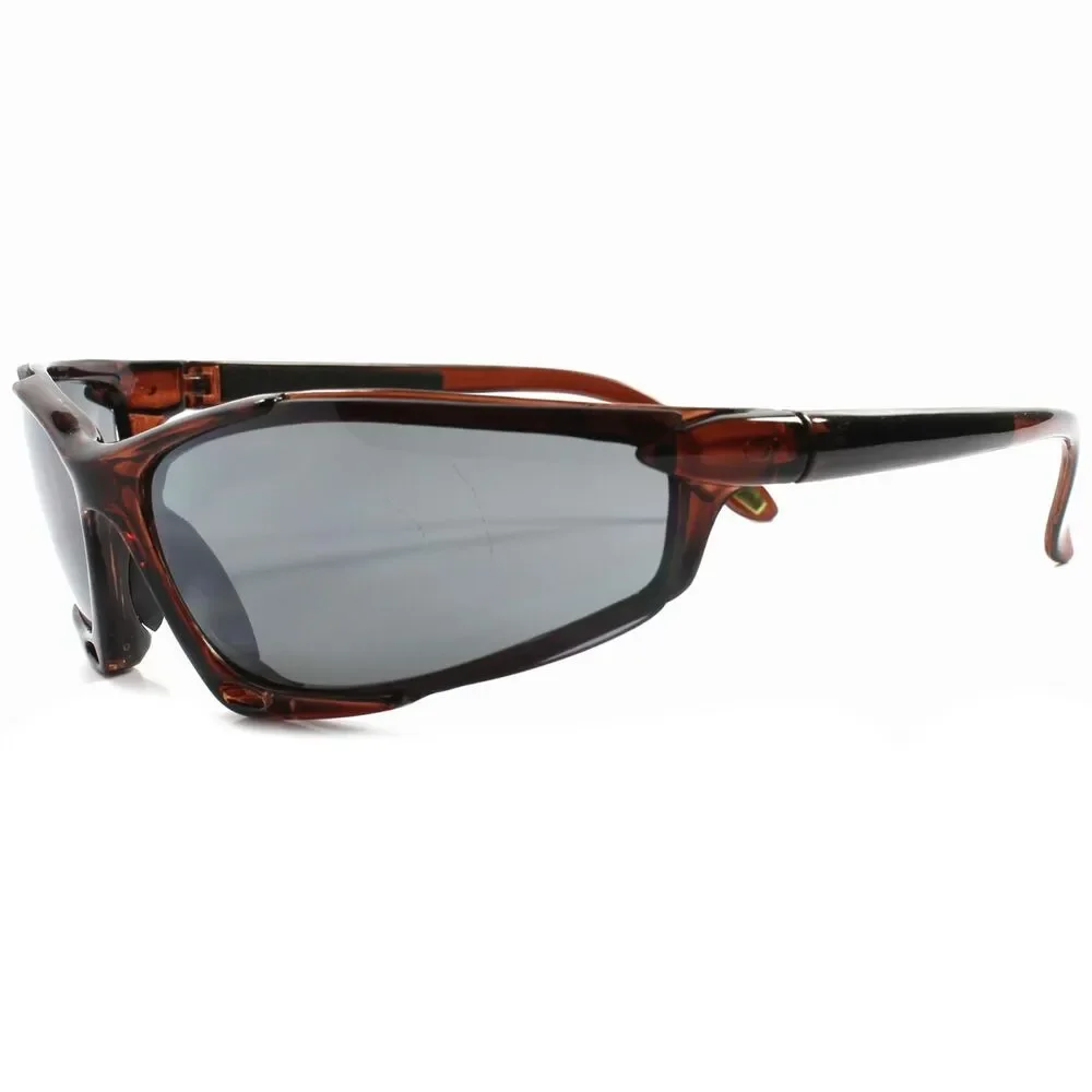 Biker Cycling Running Athletic Baseball Tactical Extreme Brown Sport Sunglasses